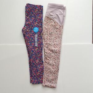 Carter's Multicolor and Pink Floral Leggings
